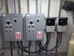 Allen Bradley PowerFlex 400 VFD's - Connected to Station RTU via Modbus/RTU/485.