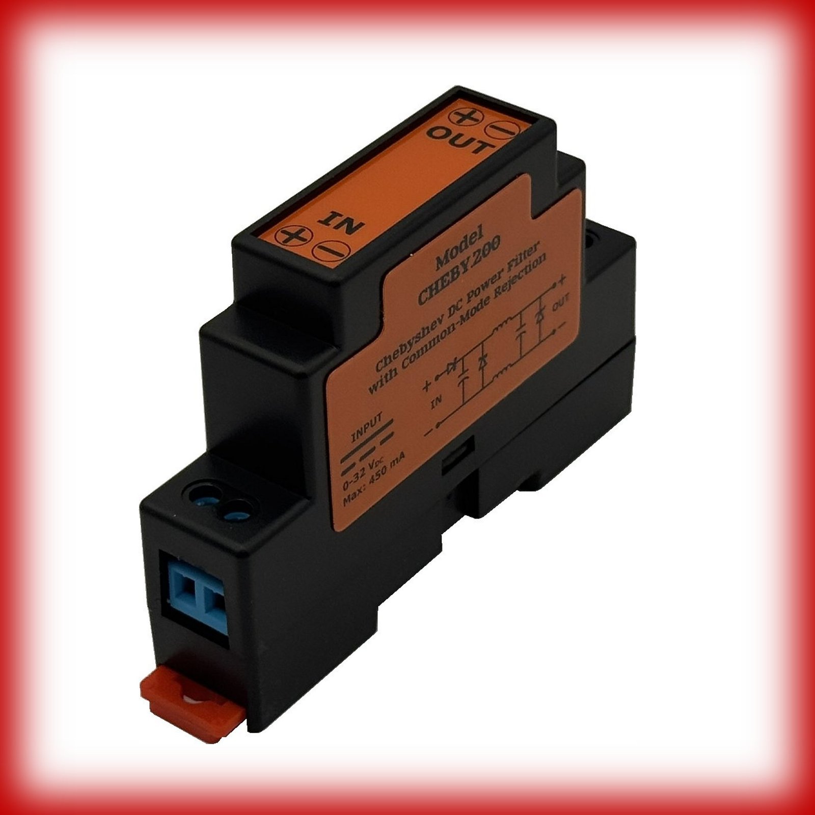 Model CHEBY.200 - Chebyshev DC Power and Signal Filter Low-Voltage Devices